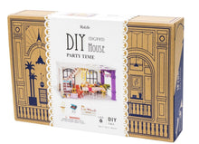 Lade das Bild in den Galerie-Viewer, ROBOTIME bastelset Miniatur Puppenhaus Kit DIY Holz Haus Partyzeit DGF03

