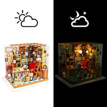 Lade das Bild in den Galerie-Viewer, Robotime Puppenhaus DIY Bibliothek (Sam&#39;s Study)
