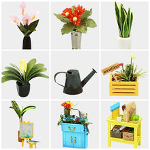 Lade das Bild in den Galerie-Viewer, Robotime Puppenhaus DIY Gewächshaus (Cathy’s Flower)