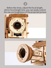 Lade das Bild in den Galerie-Viewer, ROKR 3D-Holz-Puzzle Filmprojektor 'Vitascope' Modellbausatz