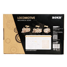 Lade das Bild in den Galerie-Viewer, ROKR 3D-Holz-Puzzle Locomotive Modellbausatz