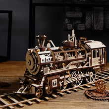 Lade das Bild in den Galerie-Viewer, ROKR 3D-Holz-Puzzle Locomotive Modellbausatz
