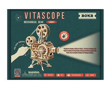 Lade das Bild in den Galerie-Viewer, ROKR 3D-Holz-Puzzle Filmprojektor 'Vitascope' Modellbausatz
