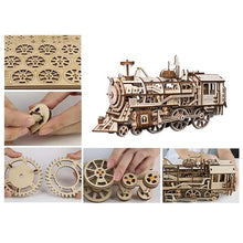 Lade das Bild in den Galerie-Viewer, ROKR 3D-Holz-Puzzle Locomotive Modellbausatz
