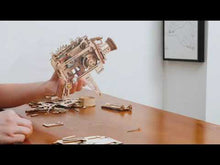 Laden und Abspielen von Videos im Galerie-Viewer, ROKR 3D-Holz-Puzzle Filmprojektor 'Vitascope' Modellbausatz

